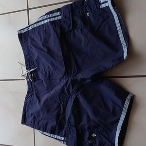 Boca Classics Men's Swim Trunks w Inside Lining n Side Pockets w Velcro Enclosur